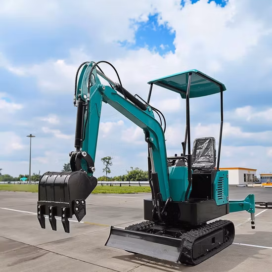 Piccolo micro escavatore cingolato idraulico ufficiale Changlin da 8 tonnellate con CE